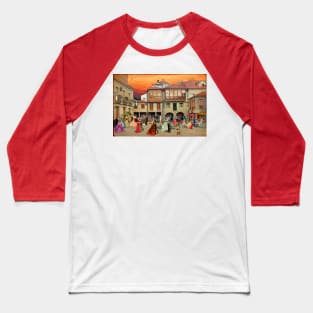 Dancing in the Plaza da Leña (Pontevedra) Baseball T-Shirt